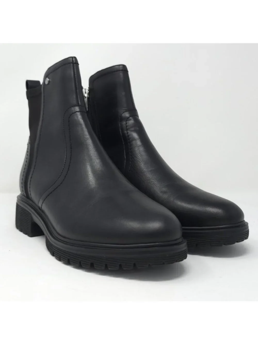 Rockport Black Leather Ankle Booties with Side Zip 9.5M - Picture 2 of 14